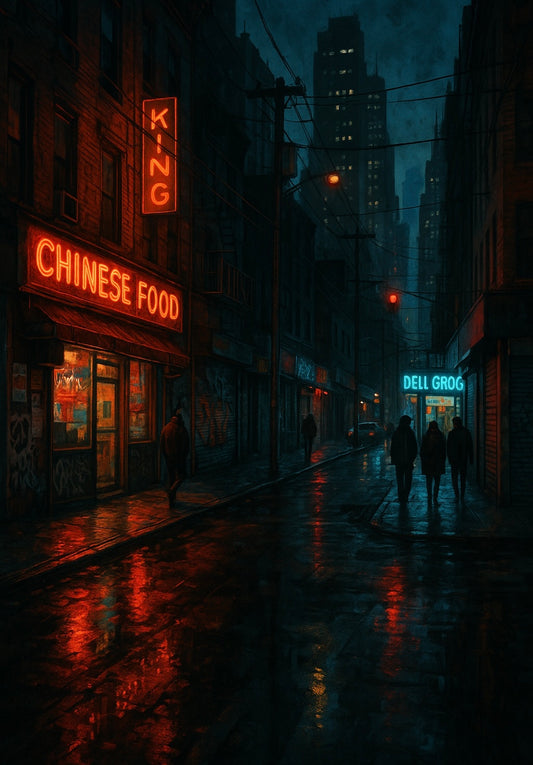 Digital Art Downtown City